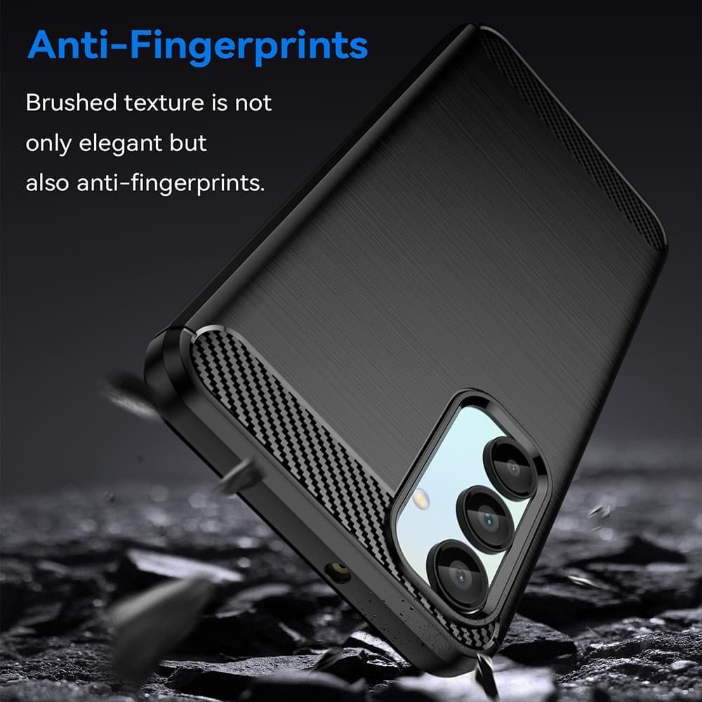 Techsuit Carbon Silicone pro Samsung Galaxy A16 4G A16 5G černá - náhled 5