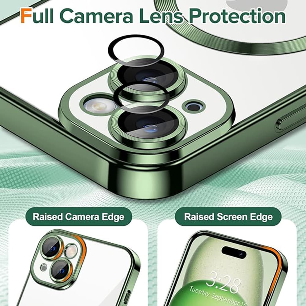 Techsuit Luxury Crystal MagSafe pro iPhone 16 světle fialová - náhled 5