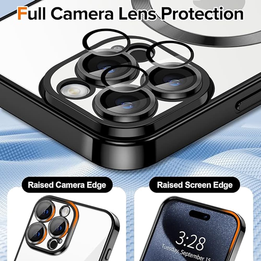 Techsuit Luxury Crystal MagSafe pro iPhone 16 Pro v tmavě modré - náhled 5