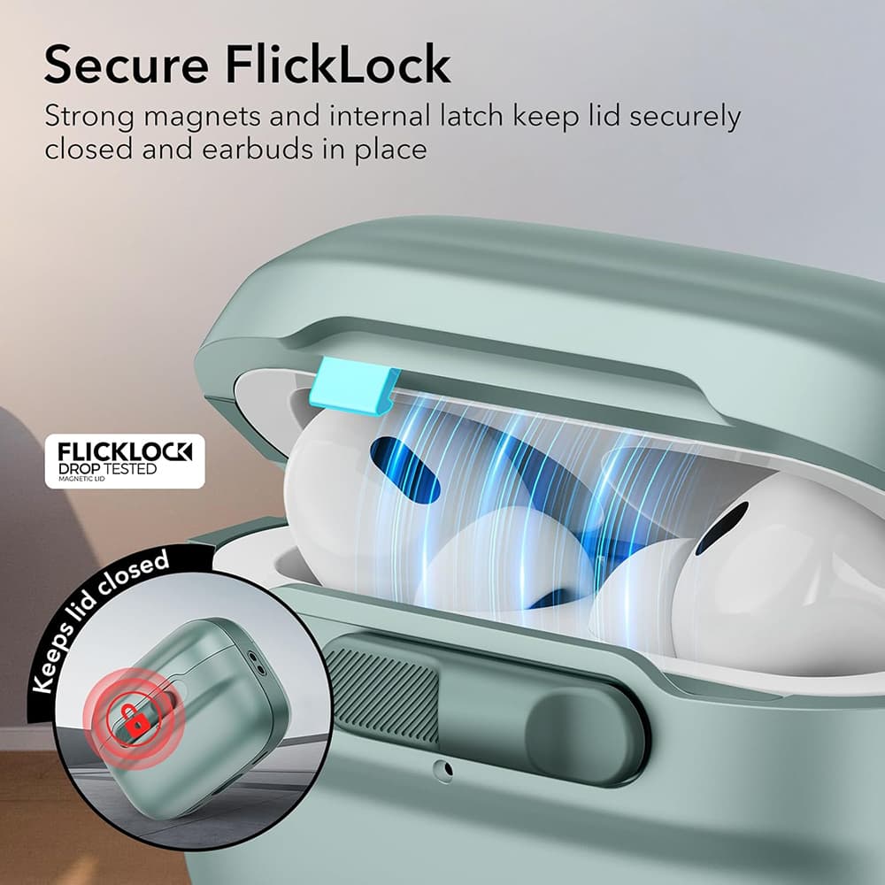 ESR Pulse Magnetic HaloLock pro Apple AirPods 4 modrá - náhled 5