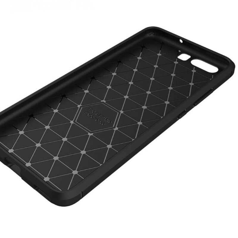 Techsuit Karbon Silikon Huawei P10 Plus Černý - náhled 5