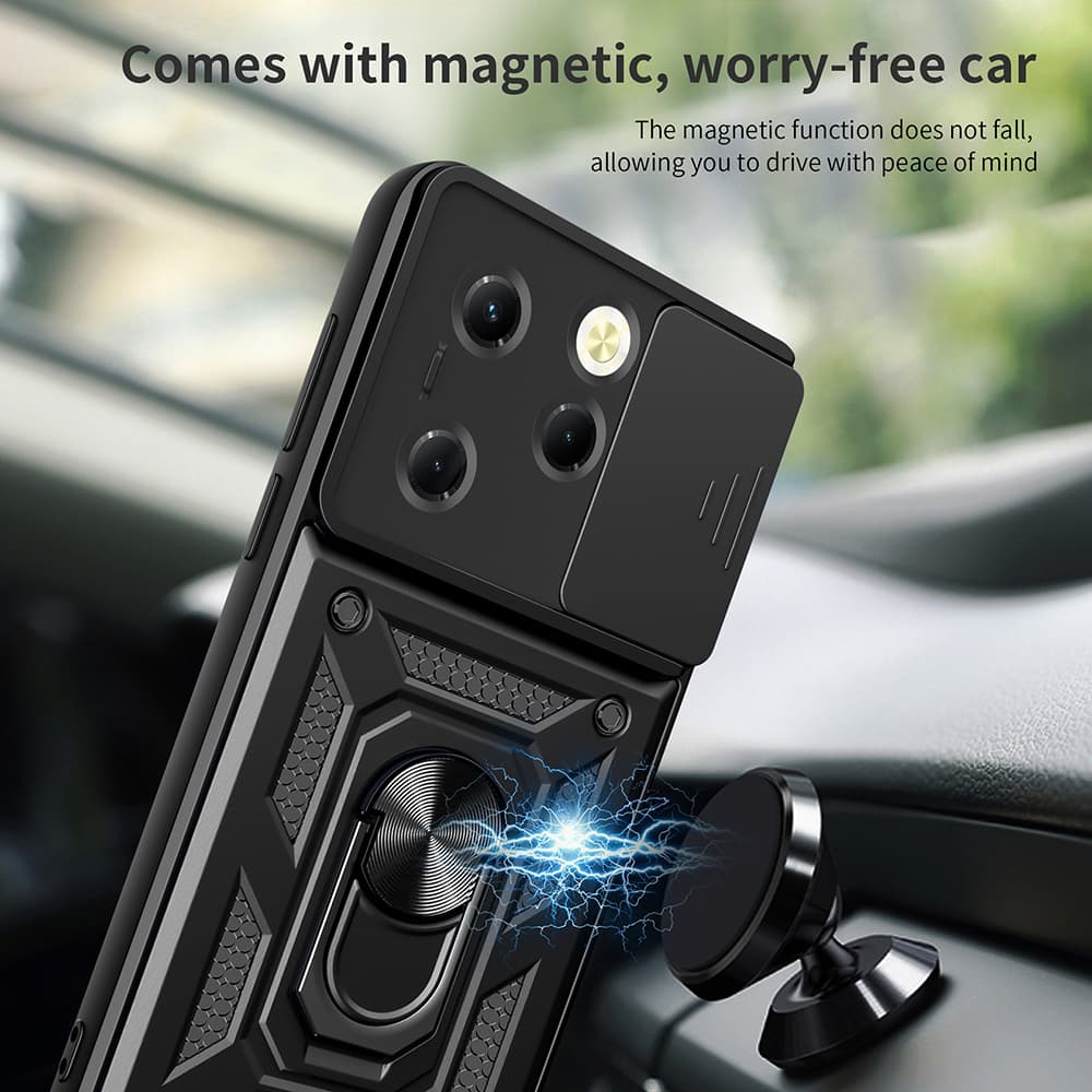 Techsuit CamShield Series pro Infinix Hot 40 40 Pro Tecno Spark 20 Pro růžově zlatá - náhled 5