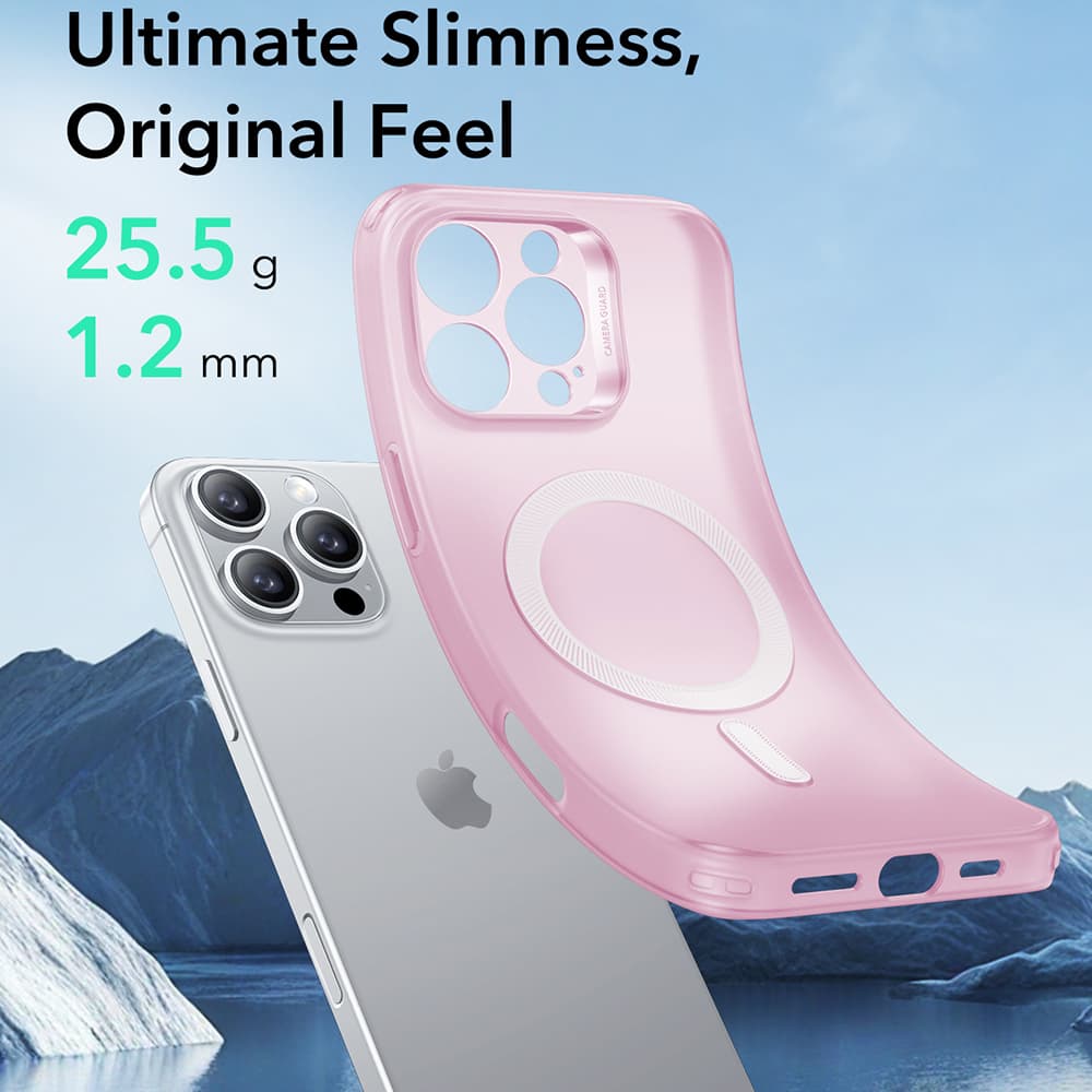 ESR Zero HaloLock pro iPhone 16 Pro v matné růžové - náhled 5