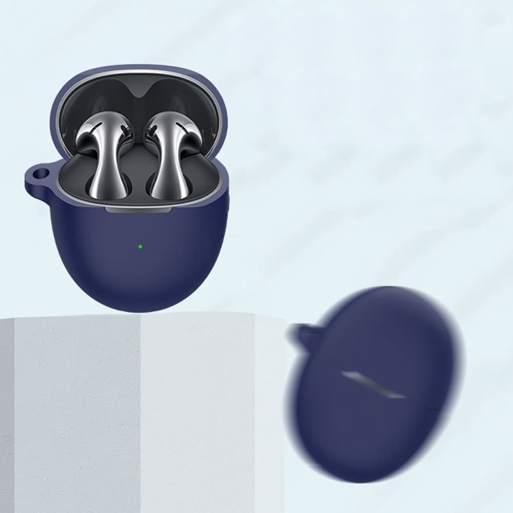Techsuit silikonové pouzdro pro Huawei FreeBuds 5 hladký ultratenký černý - náhled 5