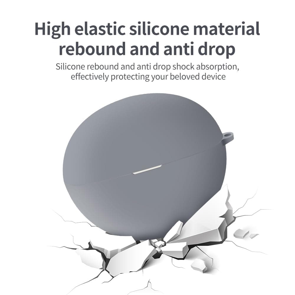 Techsuit silikonové pouzdro pro Huawei FreeClip hladký ultratenký materiál černá - náhled 5