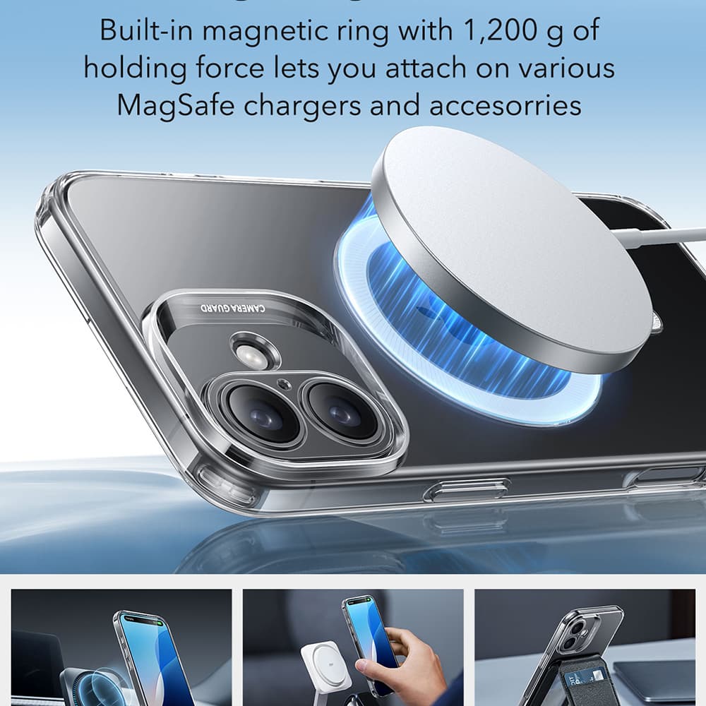 ESR Zero HaloLock iPhone 16 Průhledný - náhled 5