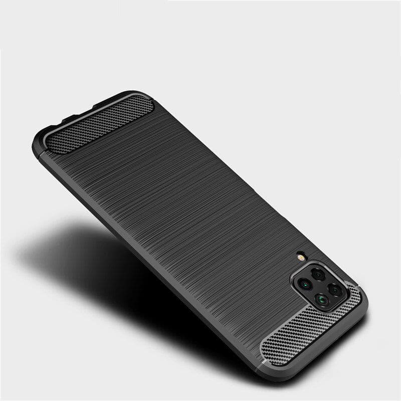 Techsuit Karbon Silikon Huawei P40 lite Černý - náhled 5