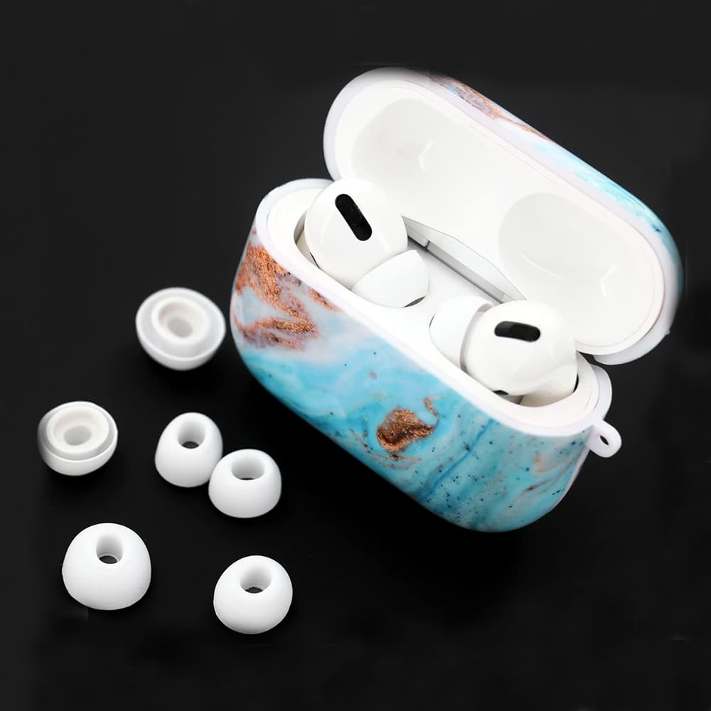 Techsuit 3 balení náhradních špuntů pro Apple AirPods Pro 1 2 3 bílá - náhled 5