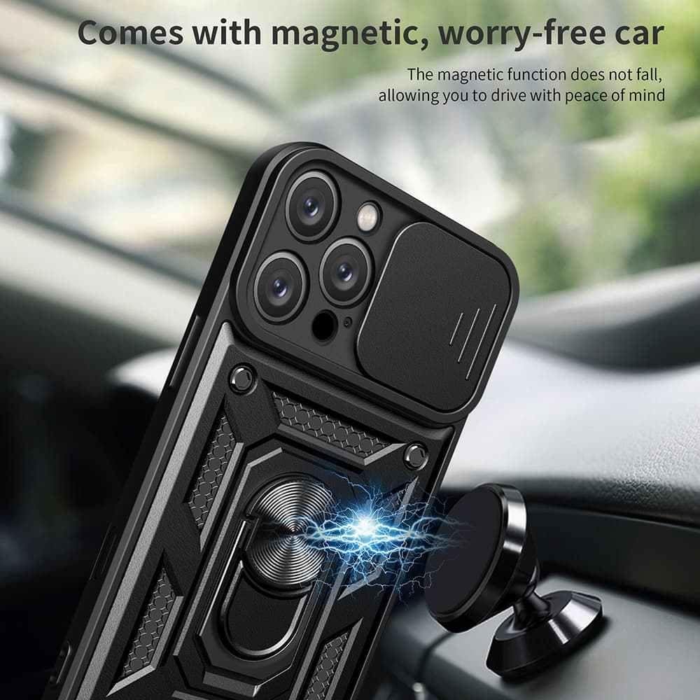 Techsuit CamShield série iPhone 16 Pro Max černá - náhled 5