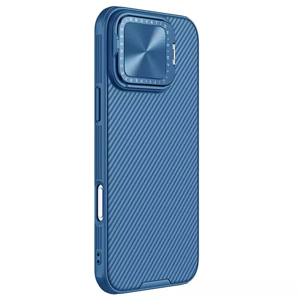 Nillkin CamShield Prop pouzdro iPhone 16 Pro Max modré - náhled 5
