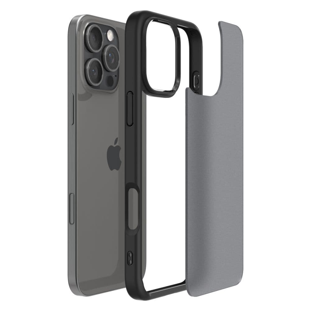 Spigen Ultra Hybrid iPhone 16 Pro Černá Mrazivá - náhled 5