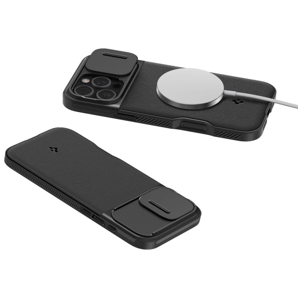 Spigen Optik Armor MagSafe pro iPhone 16 Pro Max černý - náhled 5