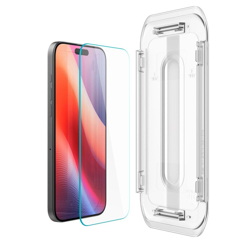 Spigen Glas.tR EZ-FIT (2 ks) iPhone 16 Pro Max iPhone 17 Pro Max průhledný - náhled 5