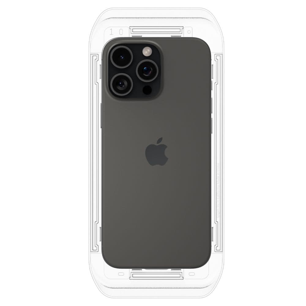 Spigen Glas.tR EZ-FIT (2 balení) iPhone 16 Pro iPhone 17 iPhone 17 Pro čirý - náhled 5
