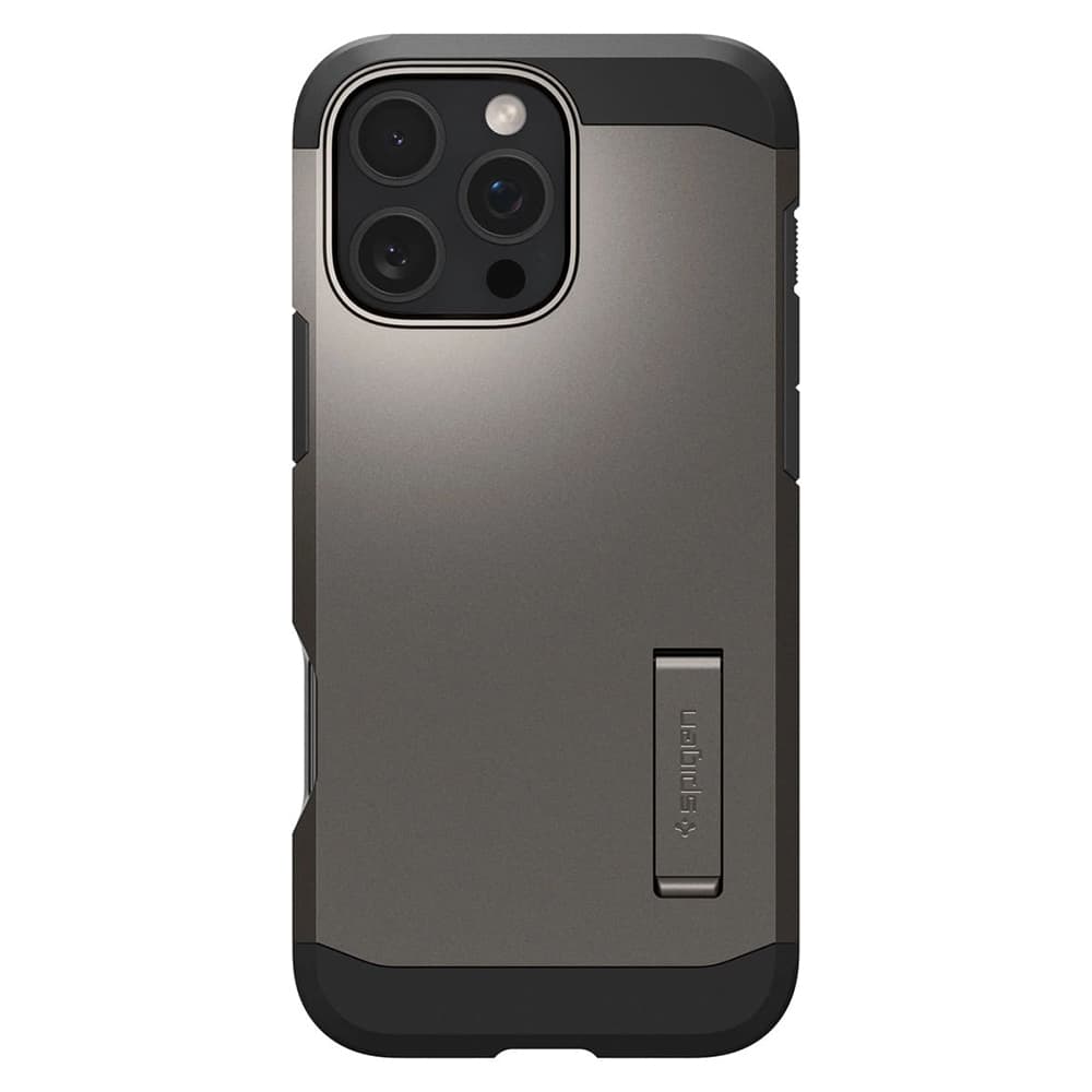 Spigen Tough Armor MagSafe pro iPhone 16 Pro Max v barvě gunmetal - náhled 5