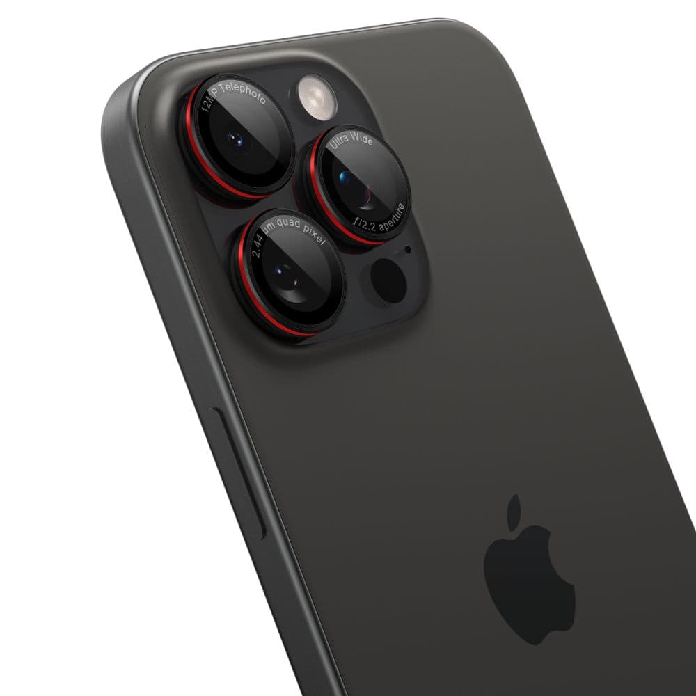Spigen Optik.tR EZ Fit Pro sklo na kameru (2 ks) iPhone 14 Pro/Pro Max/15 Pro/Pro Max/16 Pro/Pro Max/17 Pro/Pro Max černá - náhled 5