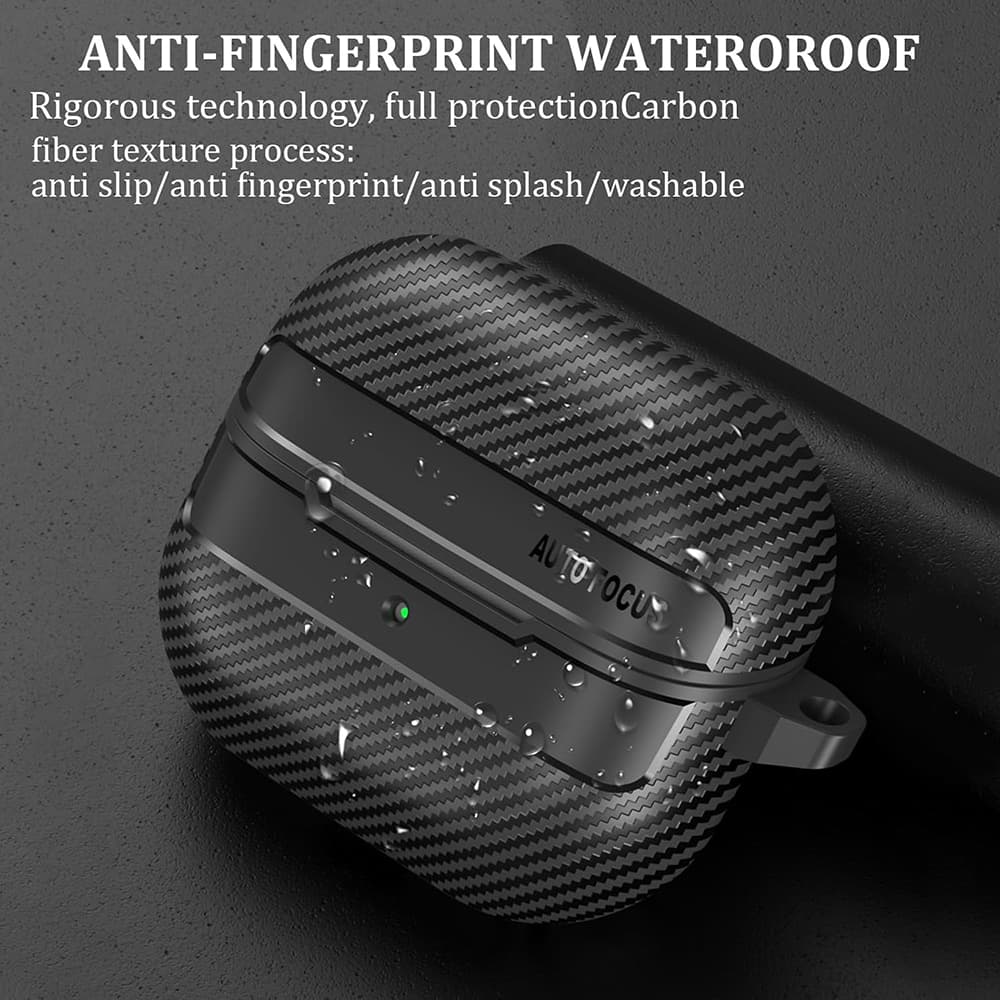 Techsuit CarbonFiber pro Samsung Galaxy Buds 3 / 3 Pro / 3 FE černá - náhled 5