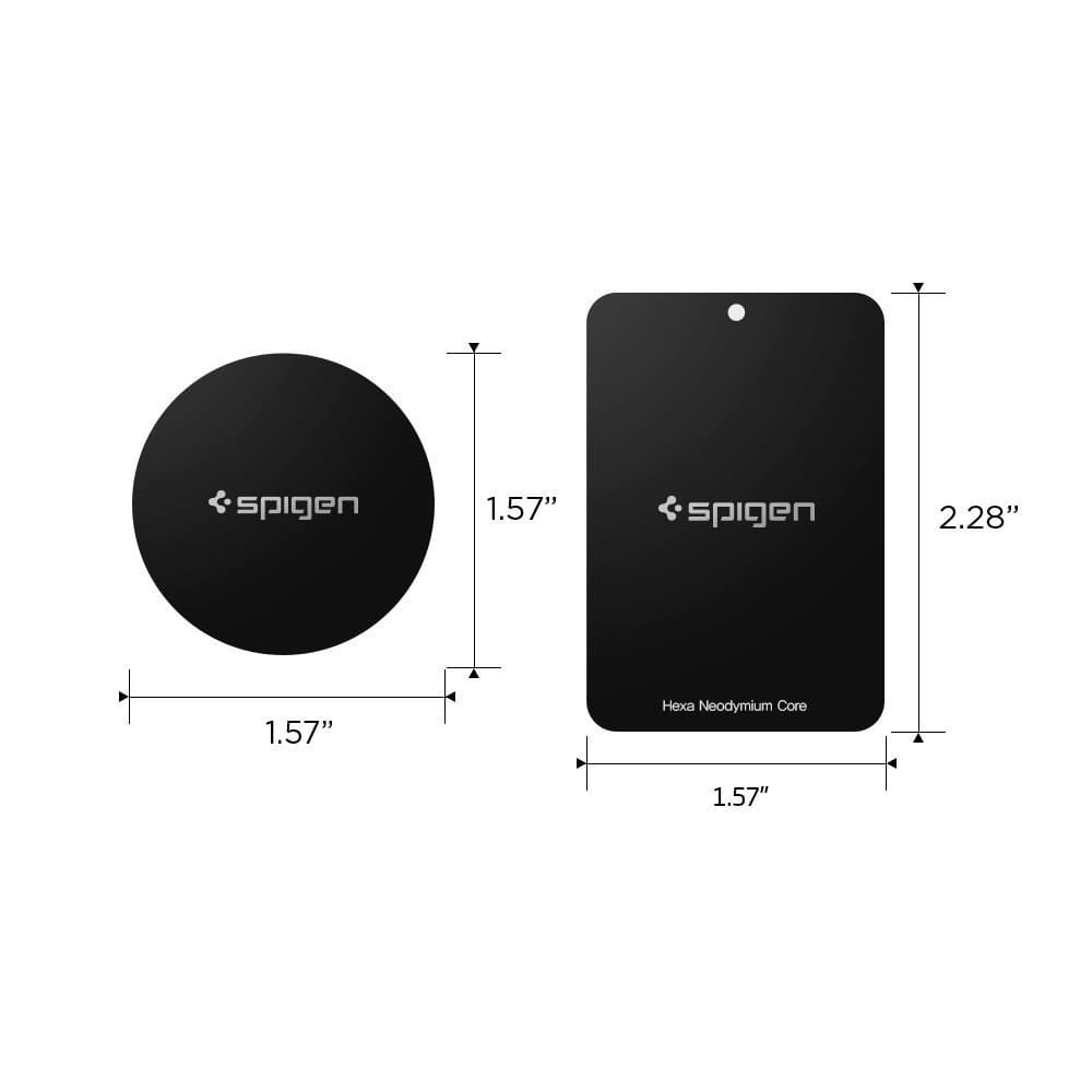 Spigen Kovová destička 4 kusy MP-4P s matným povrchem Black - náhled 5