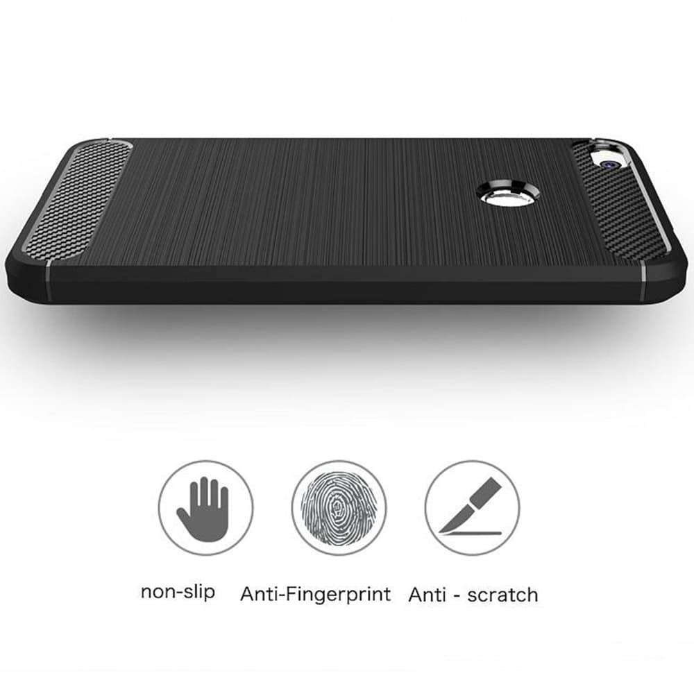 Techsuit Karbon Silikon Huawei P9 Lite 2017 P8 Černý - náhled 5