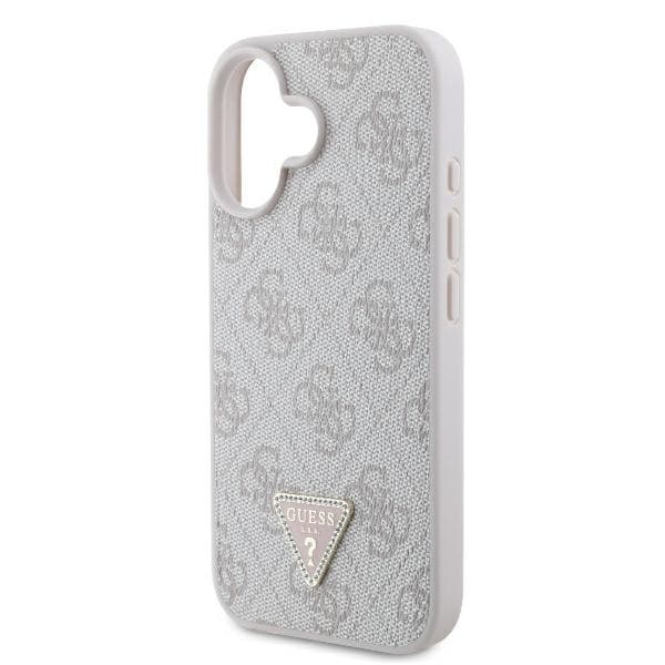 Guess Leather Metal Logo Strass Crossbody GUHCP16SP4TDSCPB iPhone 16 modrá - náhled 5