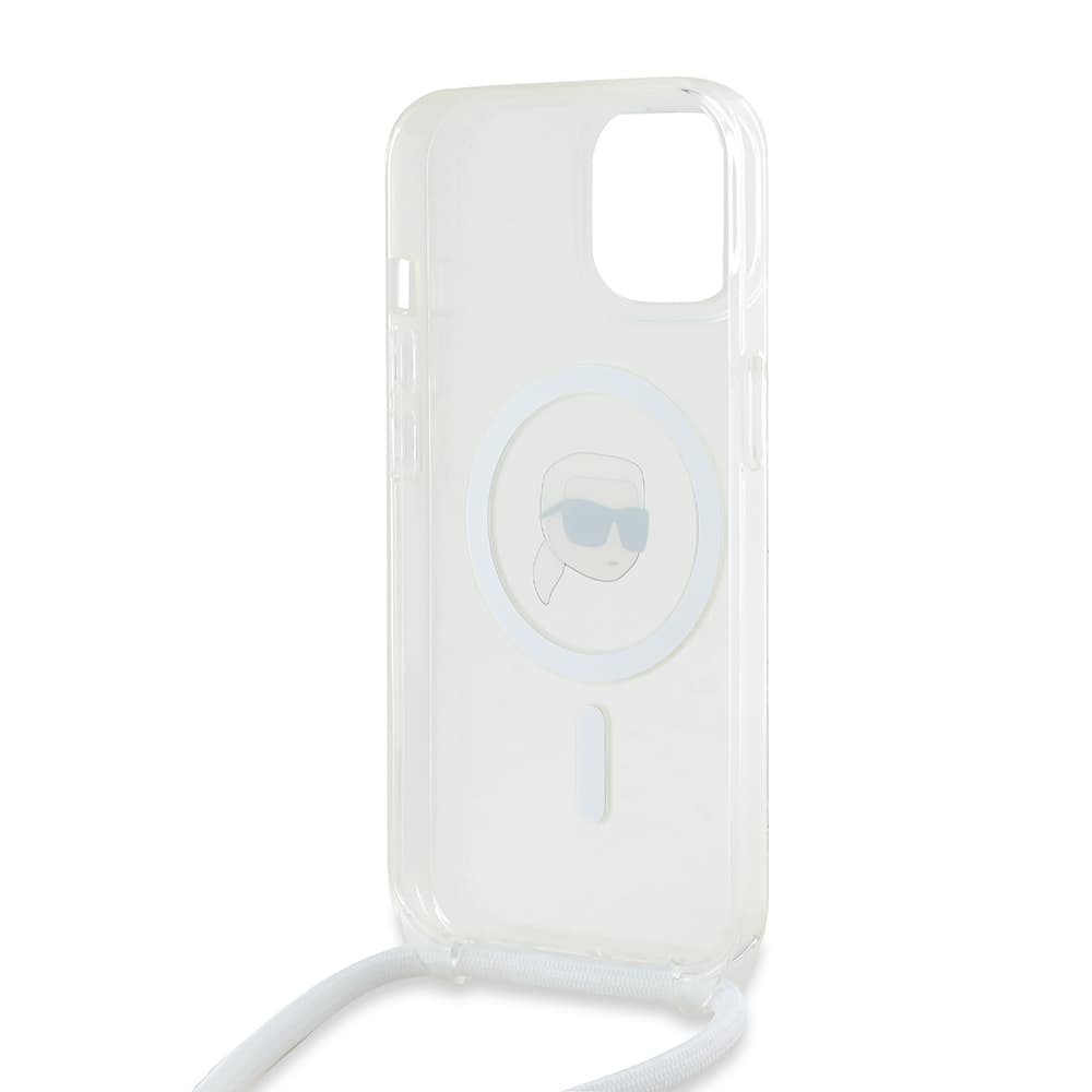 Karl Lagerfeld IML Crossbody MagSafe iPhone 15 Karl Head hnědá - náhled 5