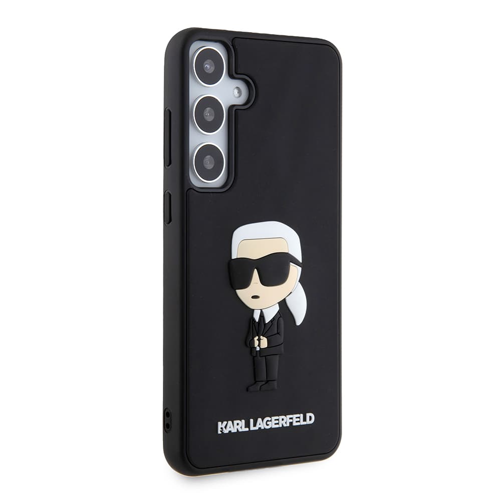 Karl Lagerfeld 3D Design Samsung Galaxy S24 Plus Rubber Ikonik růžová - náhled 5
