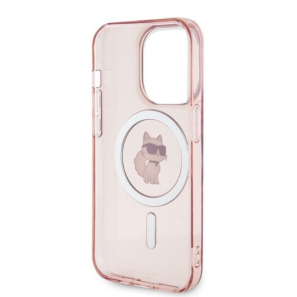Karl Lagerfeld IML MagSafe iPhone 14 Pro Max Růžová Choupette - náhled 5
