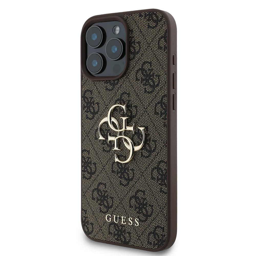 Guess Hardcase 4G Big Logo GUHCP16L4GMGBR iPhone 16 Pro hnědý - náhled 5