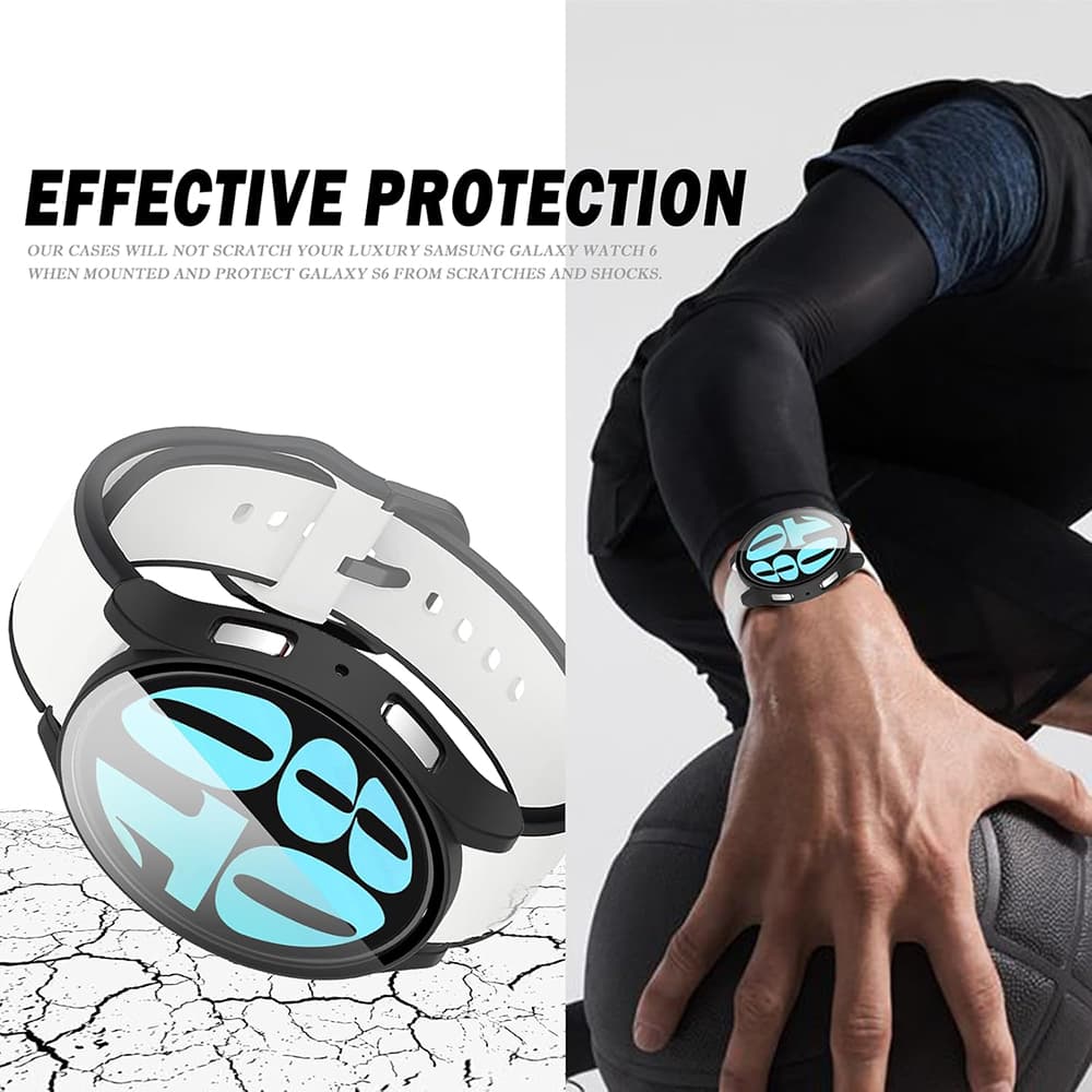 Techsuit Defense360 Pro pro Samsung Galaxy Watch6 (44mm) černá - náhled 5