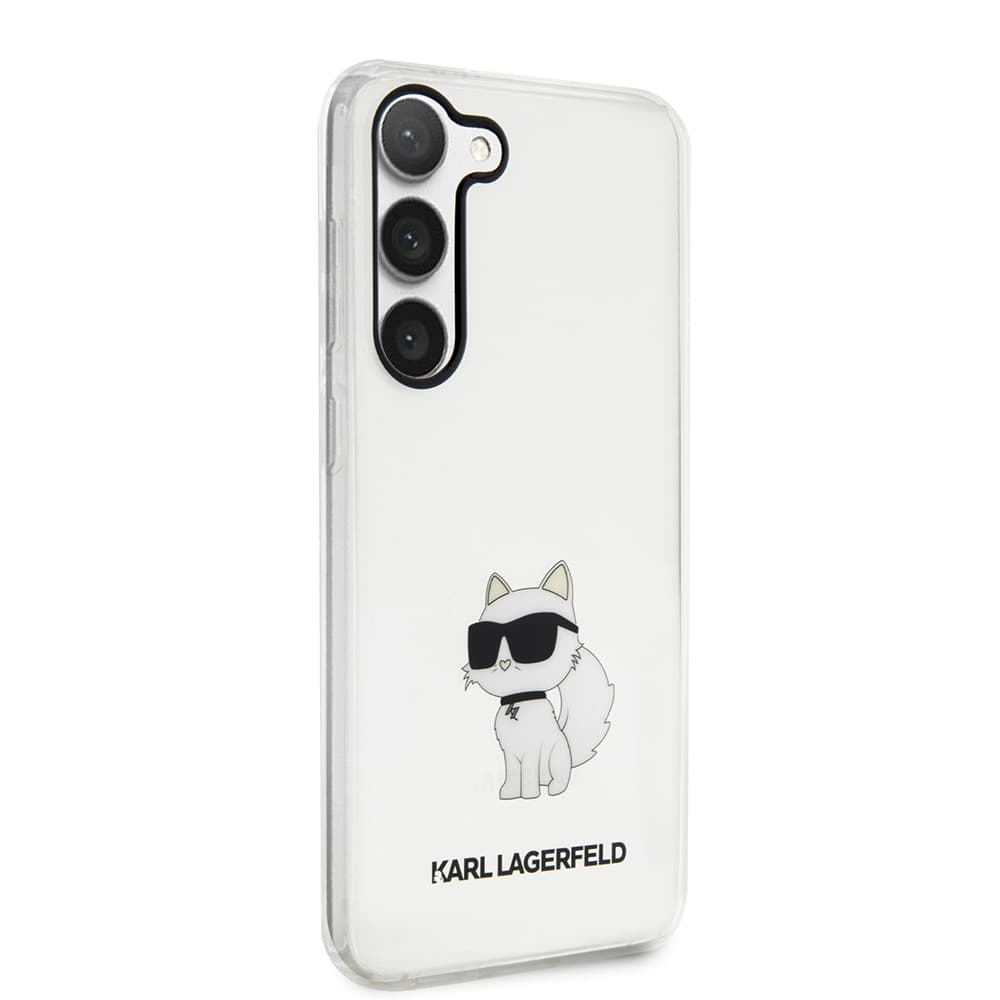 Karl Lagerfeld Hardcase Transparent Samsung Galaxy S23 Ikonik Choupette - náhled 5