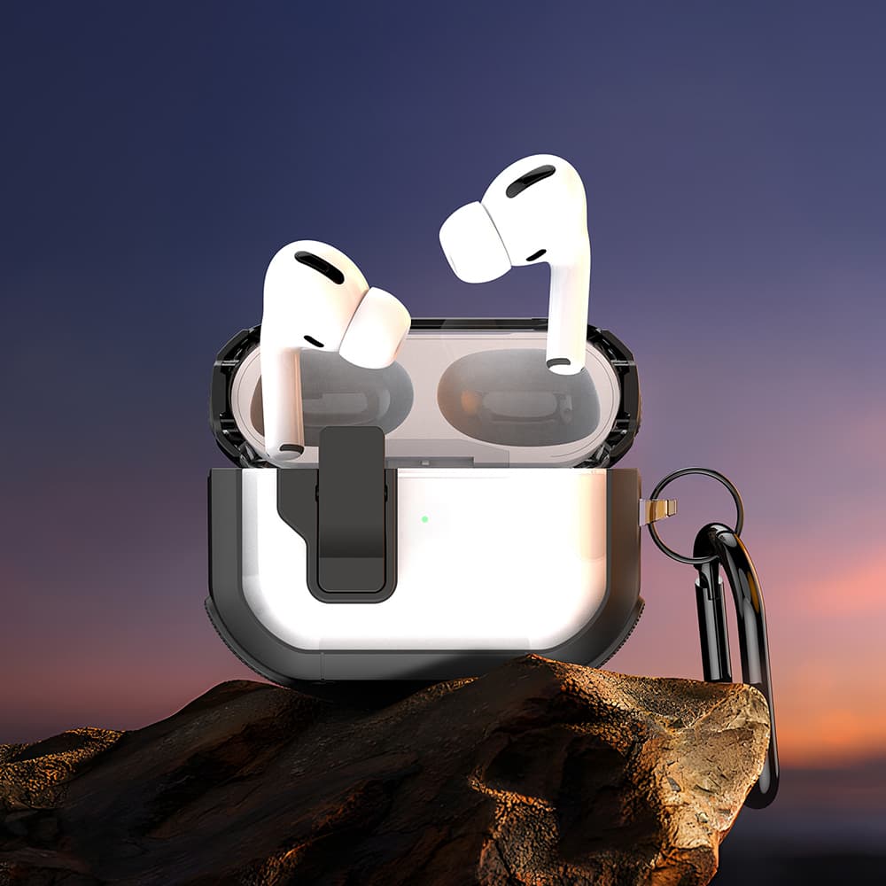 Pouzdro Dux Ducis PECN Series pro Apple AirPods 4 růžová bílá - náhled 5