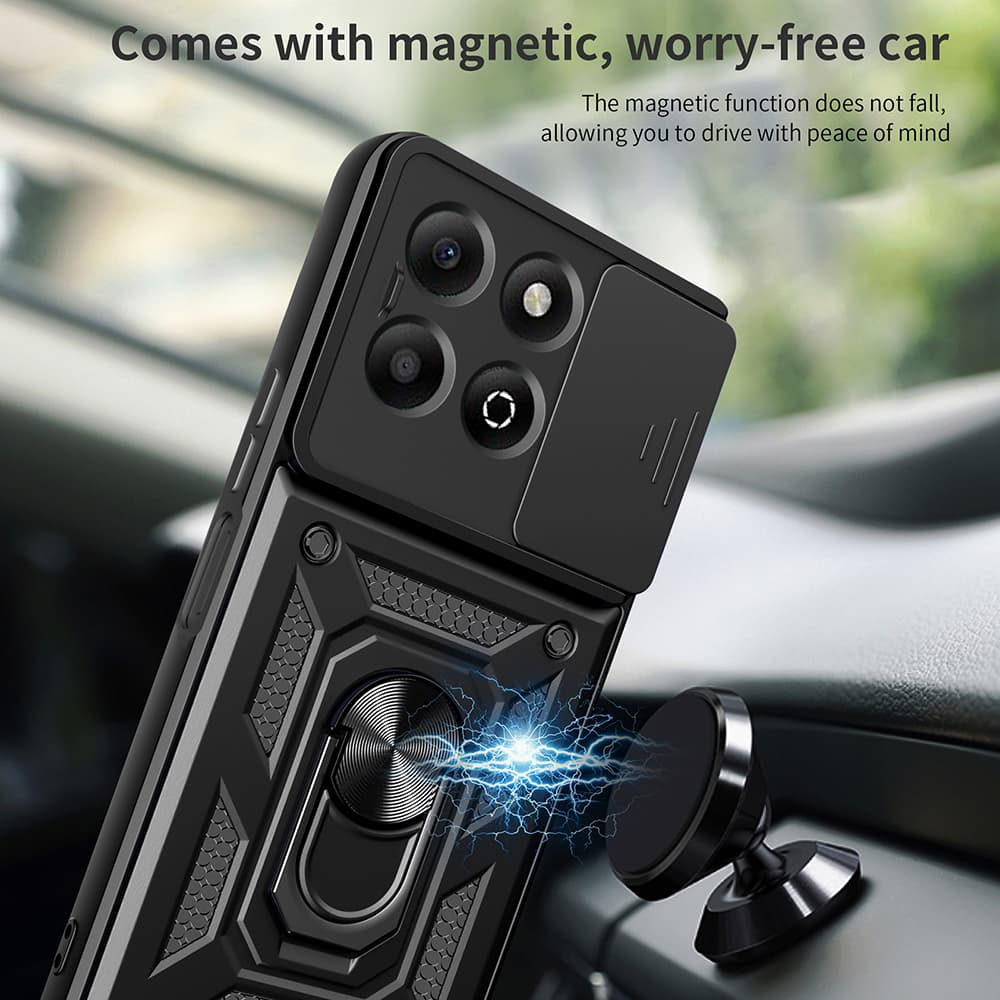 Techsuit CamShield Series Honor X6b černý - náhled 5