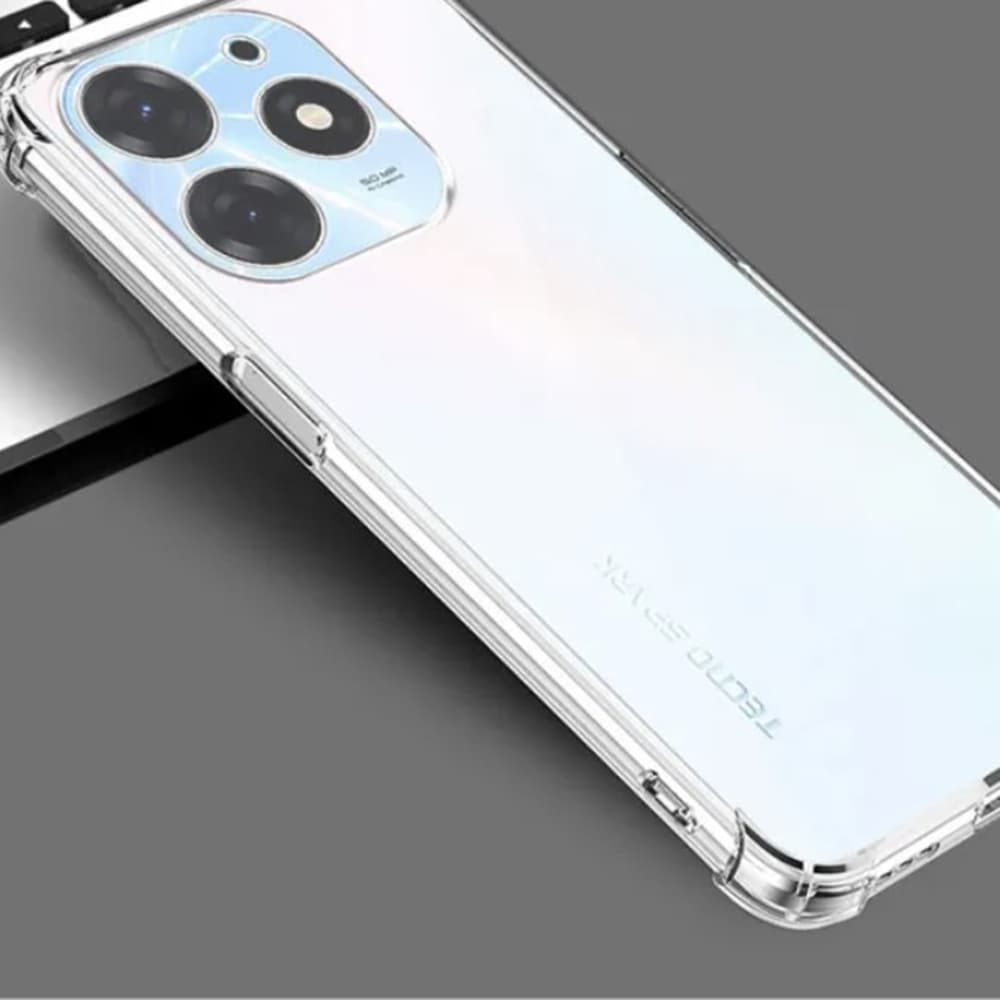 Techsuit Shockproof průhledný silikonový obal Infinix Hot 40i průhledný - náhled 5