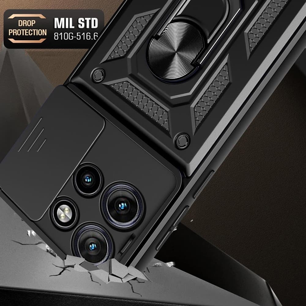Techsuit CamShield Series pouzdro pro Motorola Edge 50 černé - náhled 5