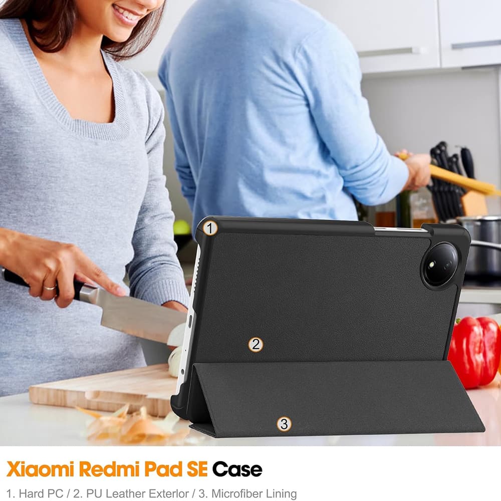 Pouzdro Techsuit FoldPro pro Xiaomi Redmi Pad SE 4G 8.7" černé - náhled 5