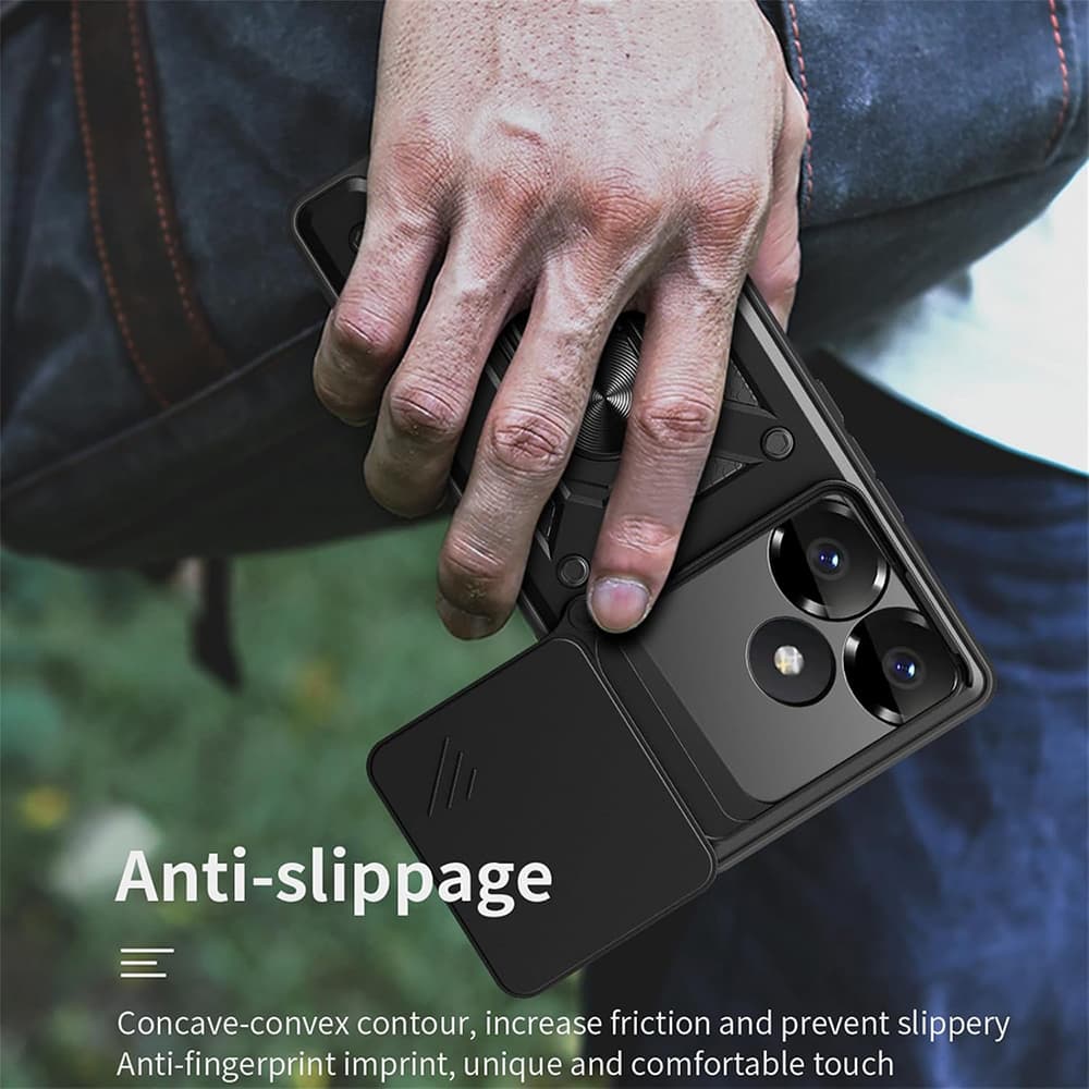 Techsuit CamShield Series Xiaomi Poco F6 Černá - náhled 5