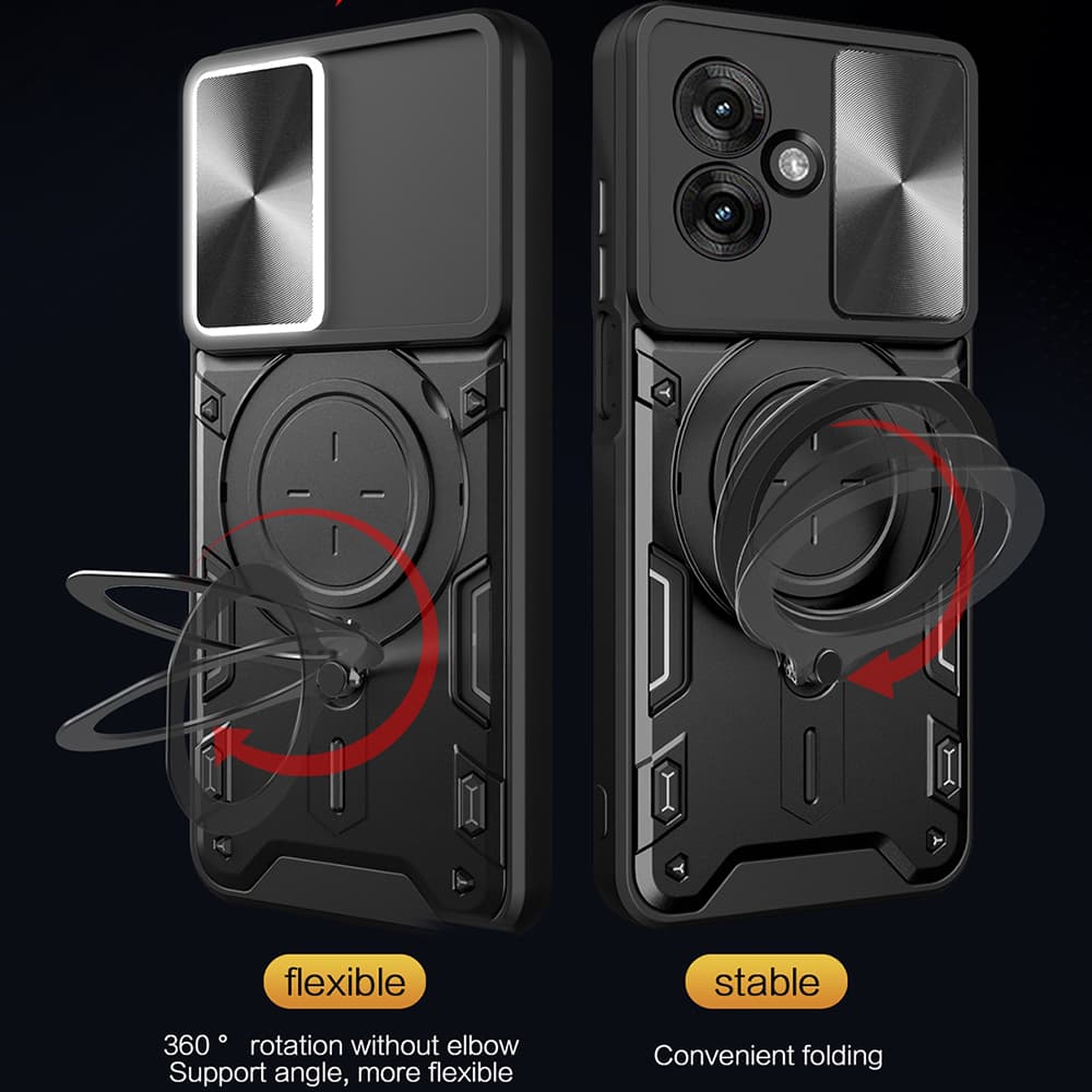 Pouzdro Techsuit CamGuard Pro pro Motorola Moto G55 fialové - náhled 5