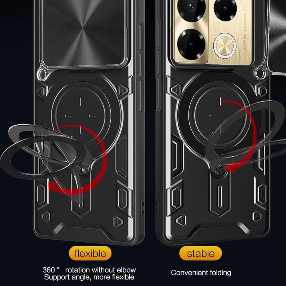 Pouzdro Techsuit CamGuard Pro pro Infinix Note 40 Pro+ růžově zlaté - náhled 5