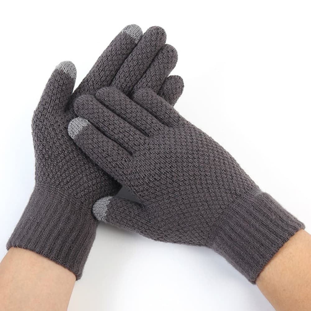 Rukavice Techsuit ST0013 z akrylu velikost 22 cm šedé - náhled 5