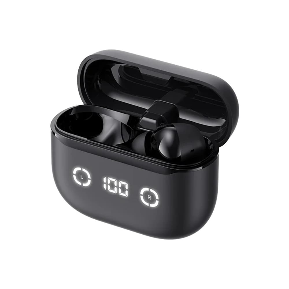 Havit bezdrátová sluchátka TW984 Bluetooth 5.4 ANC digitální displej černá - náhled 5