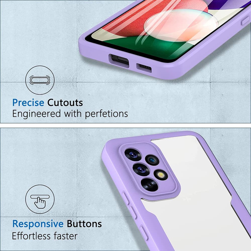Techsuit ColorVerse 360 Series + Ochranné sklo Xiaomi Redmi 14C / Poco C75 Růžová - náhled 5