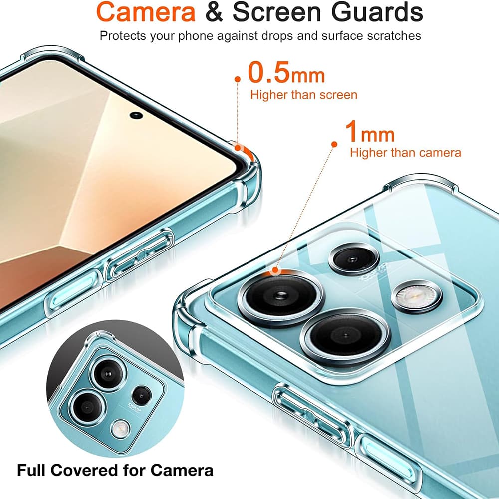 Techsuit Shockproof průhledný silikonový obal Xiaomi 15 Pro průhledný - náhled 5