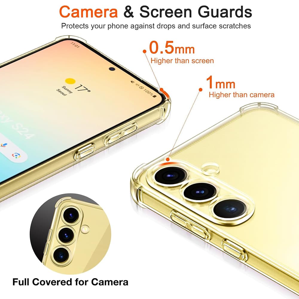 Techsuit Shockproof průhledný silikon Samsung Galaxy S25 Plus průhledný - náhled 5