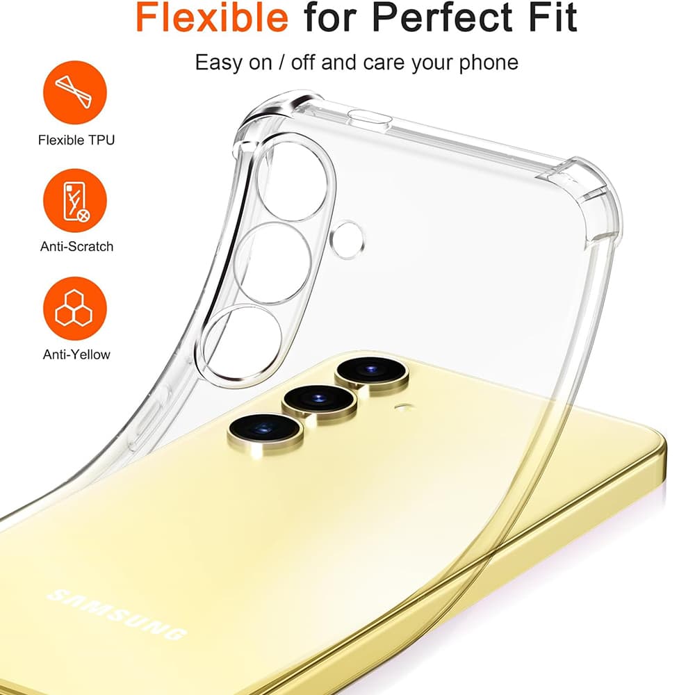 Techsuit Shockproof průhledný silikon Samsung Galaxy S25 průhledný - náhled 5