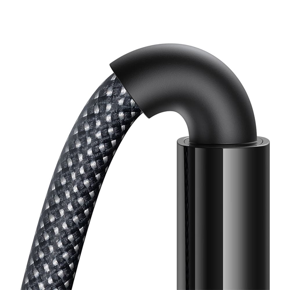 Baseus Data Cable Display 2 Rychlonabíjecí USB na Type-C Digitální Displej 100W 1m Kosmická Černá - náhled 5