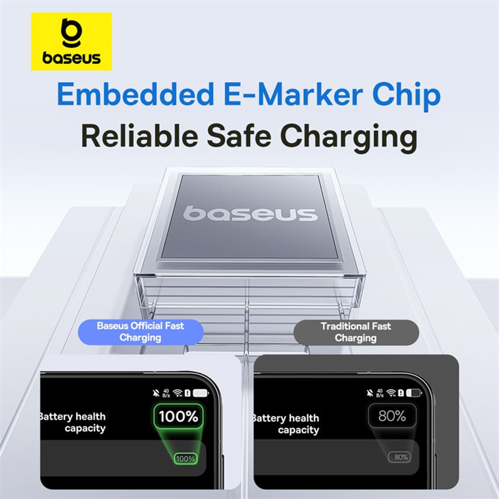 Baseus Data Cable Display 2 USB na Lightning Rychlé nabíjení 1m Fialová - náhled 5