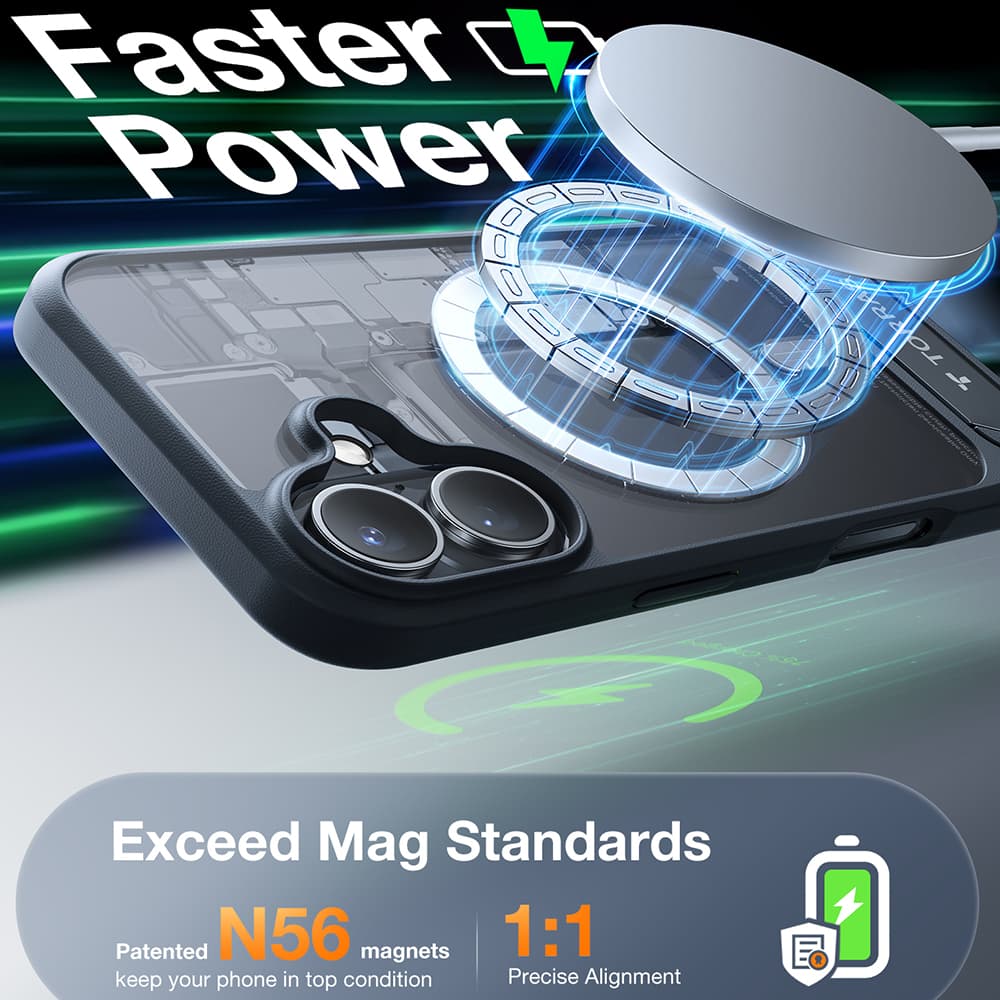 Torras Pstand MagSafe pro iPhone 16 černý - náhled 5