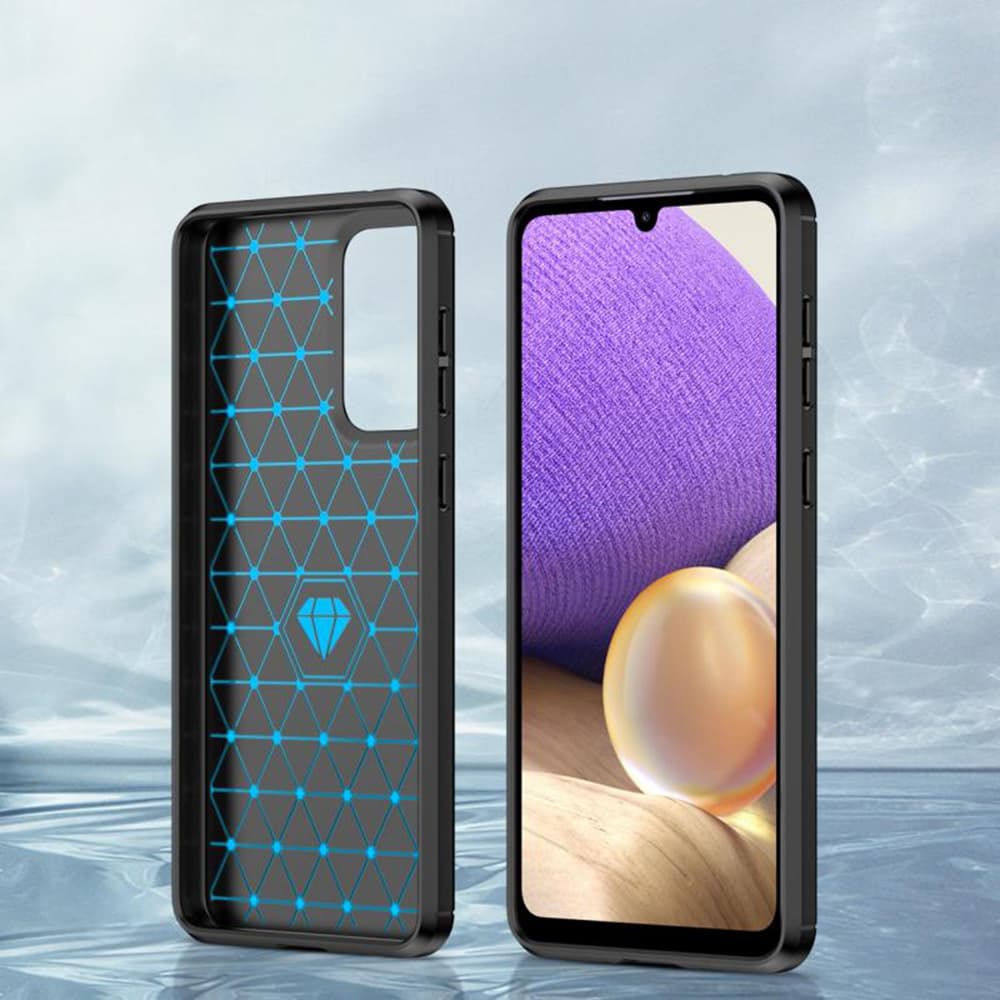 Techsuit Karbon Silikon Samsung Galaxy A23 4G A23 5G Černý - náhled 5