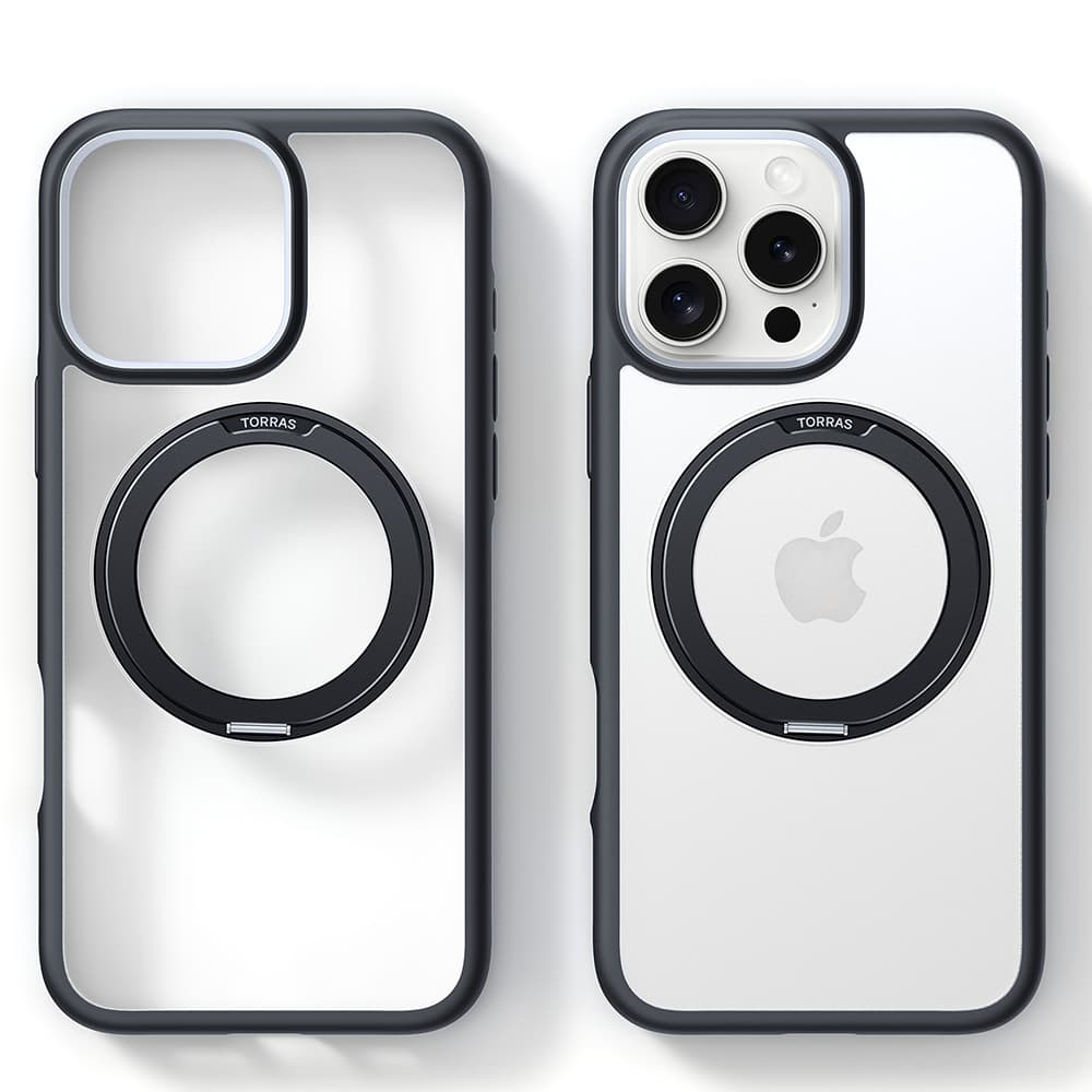 Torras Ostand R Fusion MagSafe Series pro iPhone 16 Pro Max černá - náhled 5