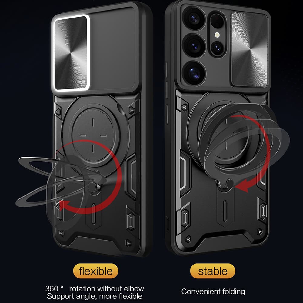 Techsuit CamGuard Pro pro Samsung Galaxy S25 Ultra fialová - náhled 5